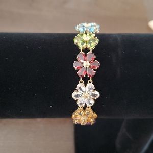 Multi gemstone bracelet